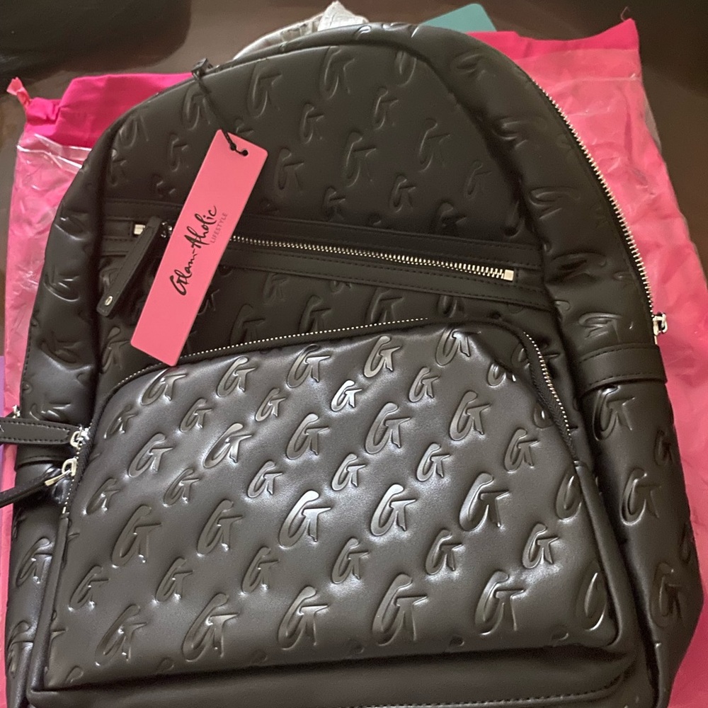 Glam-Aholic Black Backpack.
